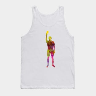 Soccer referee in watercolor Tank Top